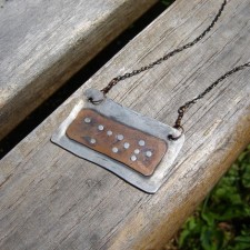 faerwear - SCRAPZ Custom Braille pendant